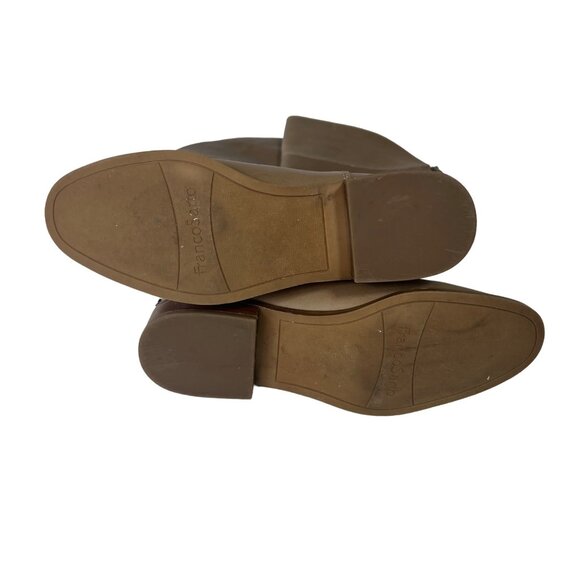 Franco Sarto Roselle Over The Knee Boots Womens 7 M Tan Riding - Picture 8 of 9